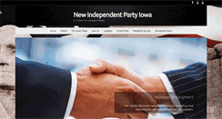 Desktop Screenshot of newindependentpartyiowa.info